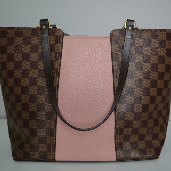 ❌SOLD❌Louis Vuitton Damier Ebene Jersey Magnolia Tote - Picture 2 of 16